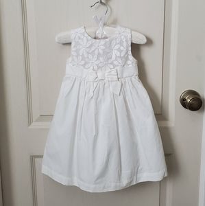 Gymboree white floral Easter dress